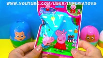 BUBBLE GUPPIES SURPRISE EGGS Stacking Cups Peppa Pig Disney Planes my Little Pony Princess