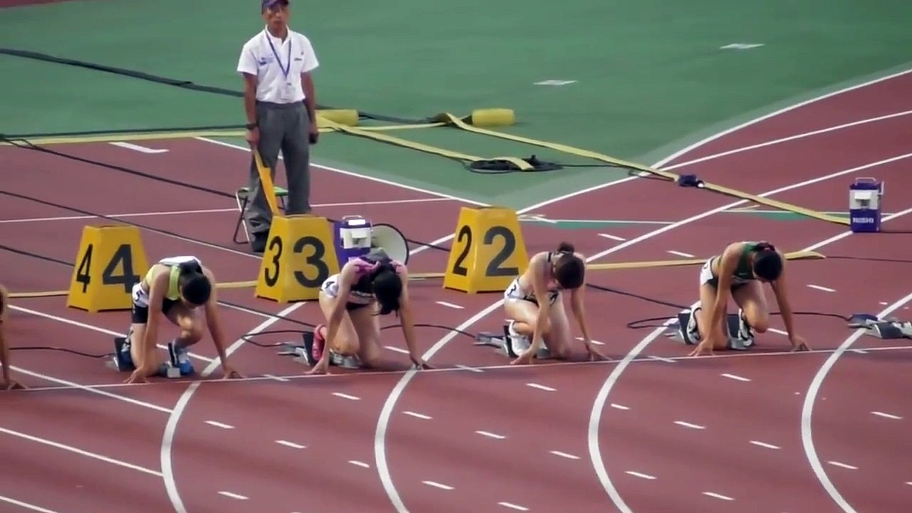 陸上界のアイドル　藤森安奈選手　女子100ｍ 【オールスターナイ