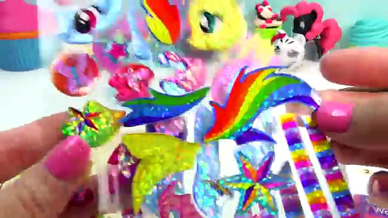 My Little Pony Rainbow Dash Sticker By Number Crystal Masterpiece Puzzle Fluttershy MLP Fun