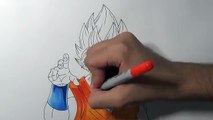 Drawing Goku Super Saiyan Blue – Super Saiyan God Super Saiyan - Resurrection F
