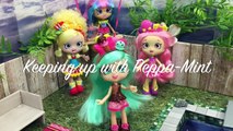 Keeping Up With Peppa Mint | Episode 10 | Shoppies First Day of School | Shopkins Shoppies