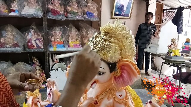 Making of Lord Ganesh Idols.. Ganpati Bappa Morya