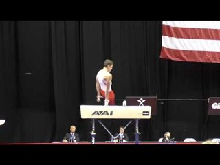 Alec Yoder - Pommel Horse - 2015 P&G Championships - Sr. Men Day 1