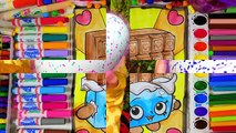 Çocuklar İçin Boyama | Renkli Öğrenin ve Renkli Kiraz Boyama Sayfaları ile Çift Dondurma Koni