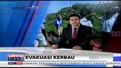 Evakuasi Kerbau Jatuh ke Sumur