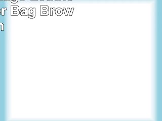 LUXUR Vintage Leather Messenger Bag Brown