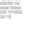 Durable Neoprene Sleeve with Exterior Accessory Pocket Black for Sony VAIO VPCEB43FX