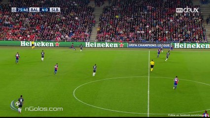 Riveros goal vs Benfica