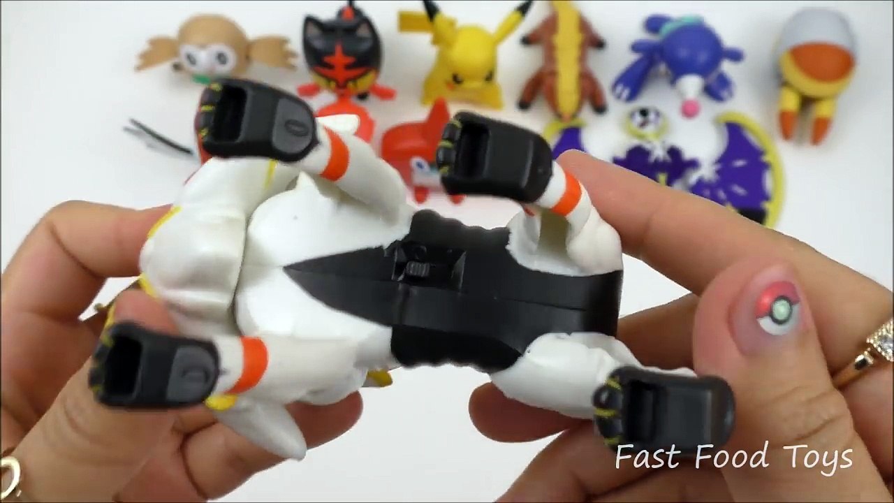 2017 McDONALD'S POKEMON SUN MOON HAPPY MEAL TOYS FULL SET 10 KID WORLD COLLECTION UNBOXING AUSTRALIA-GV7kiL8YV8Y