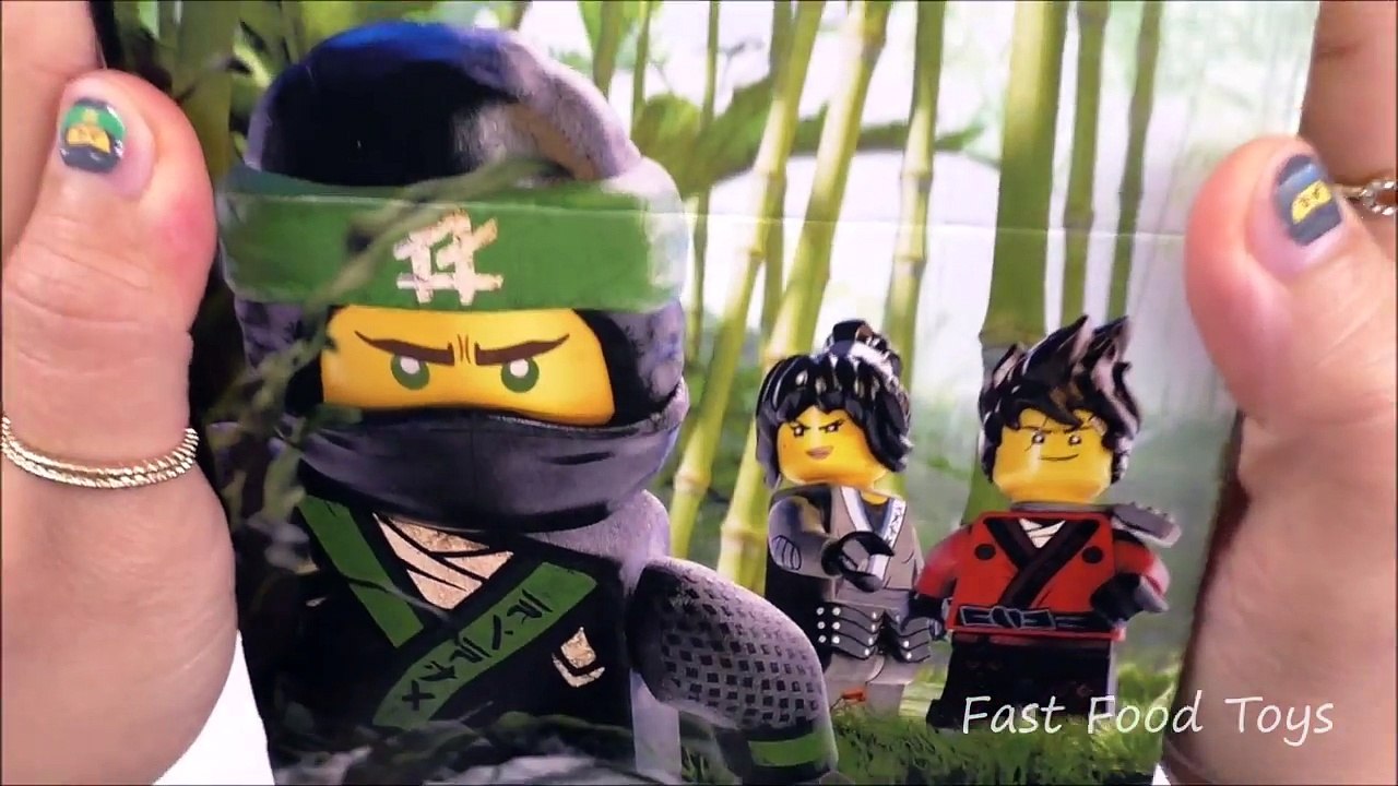 NEW McDONALD'S LEGO NINJAGO MOVIE HAPPY MEAL TOYS BOX FULL SET 6 KIDS UNBOXING USA 2017 COLLECTION-_ZxiRGidVLc