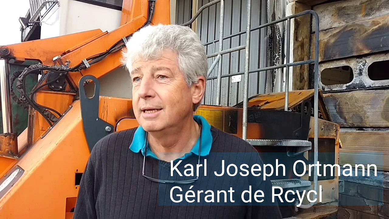 Rcycl victime d'un incendie à Eupen
