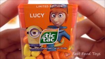 2017 DESPICABLE ME 3 MOVIE TIC TAC McDONALD'S MINIONS HAPPY MEAL TOYS FULL SET 8 CANDY COLLECTION-7uc2bweIAmo