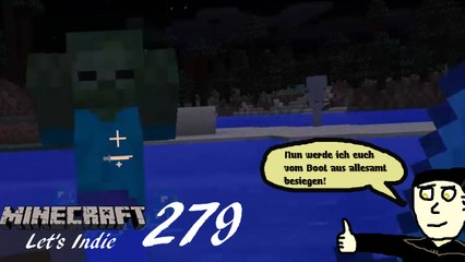 Minecraft Let's Indie 279: Schlacht auf dem Wasser