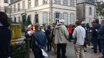 Manifestation des retraités devant la préfecture de Vendée