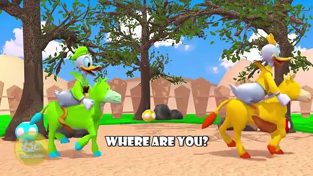Donald Duck Riding Horse Finger Family | Nursery Rhymes | 3D Animation In HD From Binggo Channel