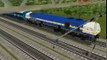 (MSTS) Train Simulator Indian Railways - WDP4D arriving Ghaziabad