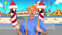 The Theme Park Song by Blippi | Amusement Park for Children