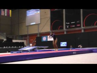 Kaylah Whaley - Tumbling - Pass 1 - 2015 World T&T Championships - Qualification