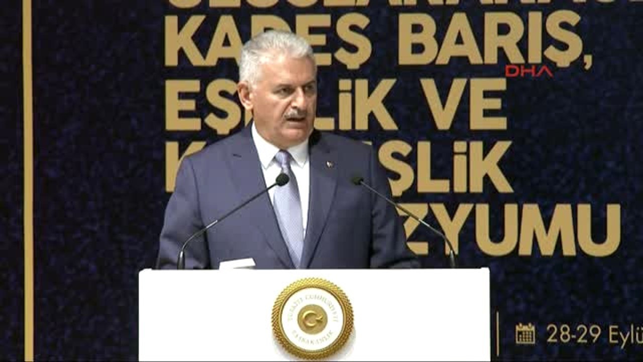 Çorum - Başbakan Yıldırım, Uluslararası Kardeş Barış, Eşitlik ve Kardeşlik Sempozyumu'nda Konuştu 3