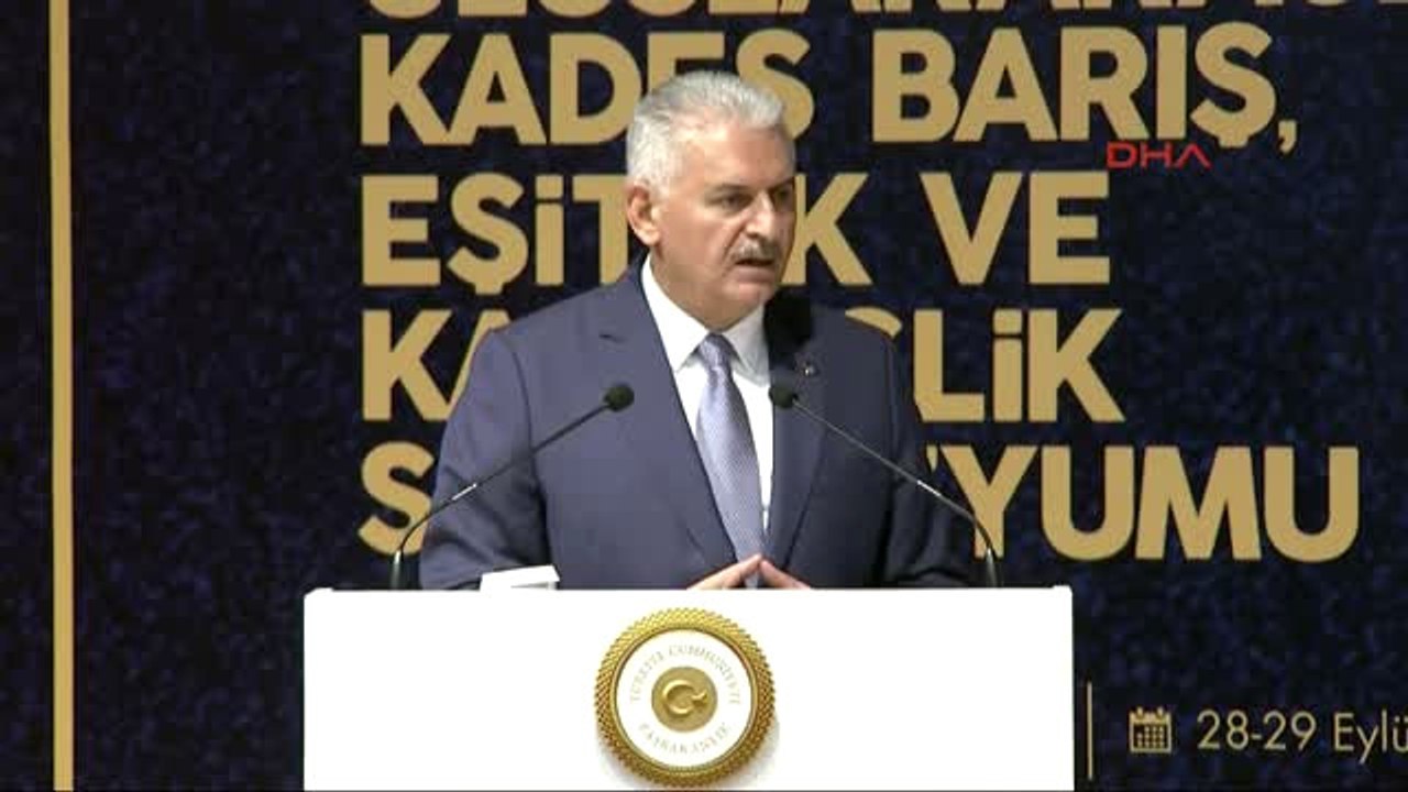 Çorum - Başbakan Yıldırım, Uluslararası Kardeş Barış, Eşitlik ve Kardeşlik Sempozyumu'nda Konuştu 4