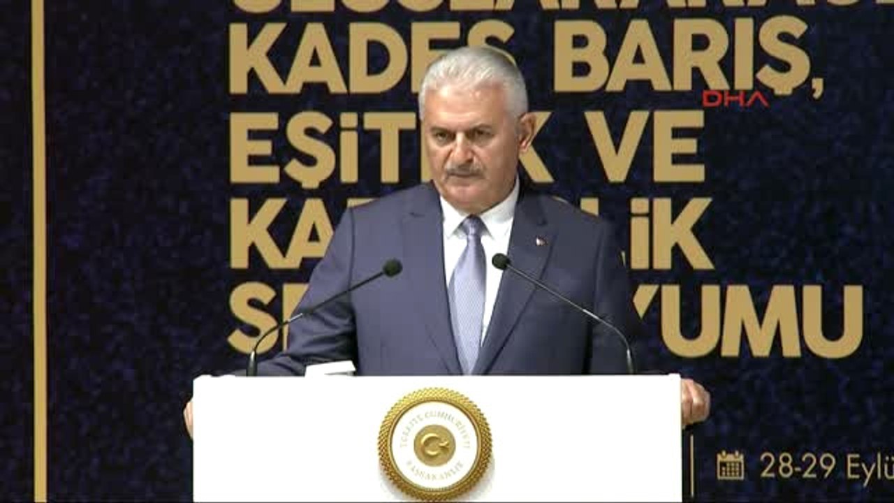 Çorum - Başbakan Yıldırım, Uluslararası Kardeş Barış, Eşitlik ve Kardeşlik Sempozyumu'nda Konuştu 5