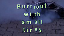 Burnout with small Tires - 1:5 RC Cars - HPI Baja 5b - Petrol / Benzin