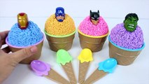 FOAM CLAY ICE CREAM SURPRISE EGGS PAW PATROL SPIDERMAN MICKEY MOUSE CLUBHOUSE TROLLS