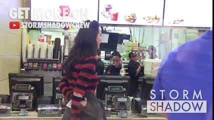 Bella Hadid and Kendall Jenner go to McDonald after a fashion show in NYC