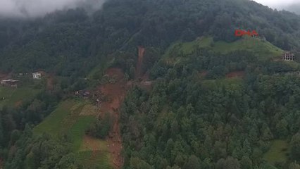 Rize'de Sel ve Heyelanda Mahsur Kalanlara Ulaşıldı 1