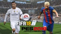 Tertulia especial de fútbol FIFA 18 vs PES 2018