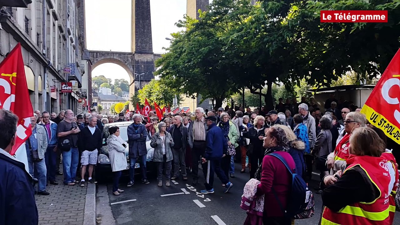 Morlaix. 350 retraités autour du mot d'ordre "Restons en colère !"