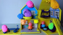 Peppa Pig and Friends in Peppa Pigs House Play Foam Surprise Toys Paw Patrol, Muppets