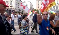Retraités en colère dans les rues de Valence