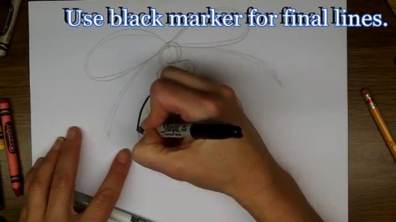 Drawing: How To Draw a Christmas Tree Ornament - Easy Drawing Lesson for Beginners or Kids