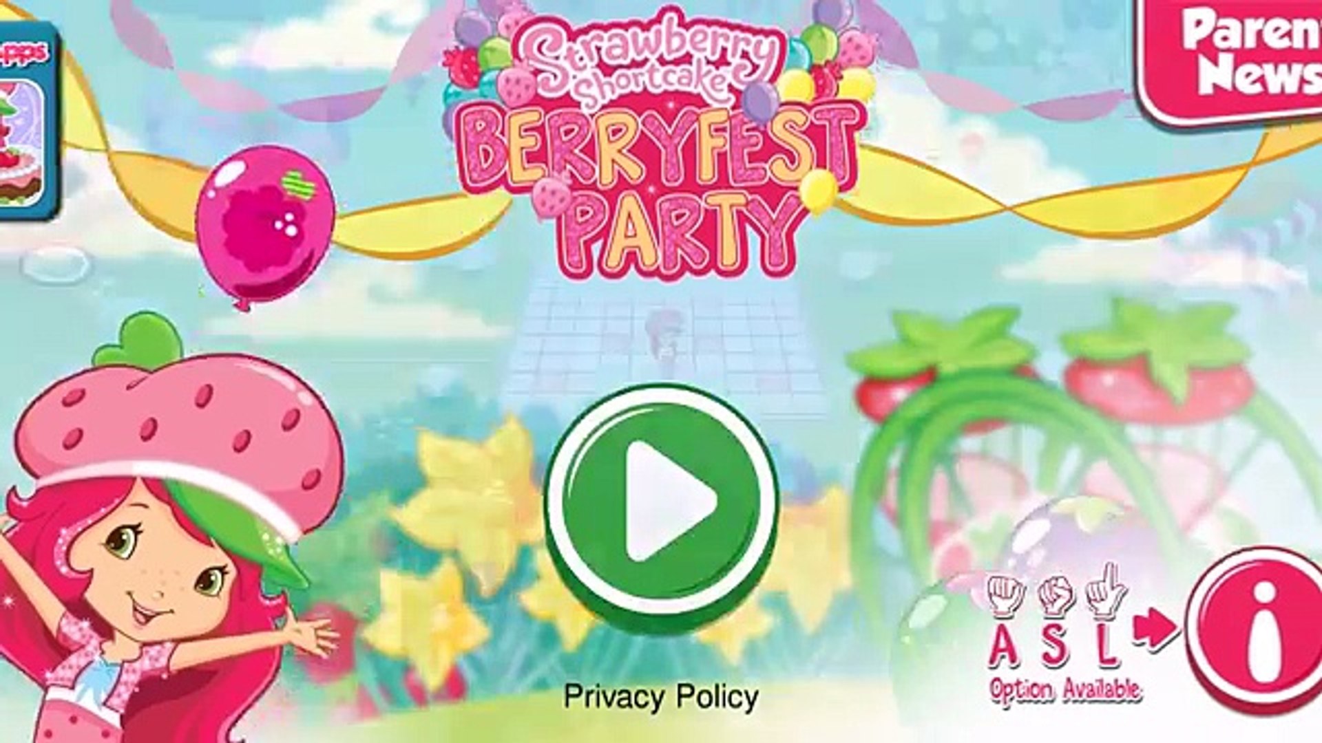 Strawberry Shortcake Berryfest Party Kids Education