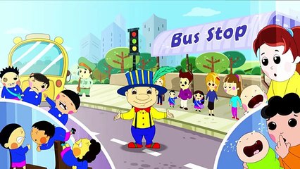 The Wheels on the Bus Part- I (HD) - Nursery Rhymes | Popular Kids Songs | Shemaroo Kids