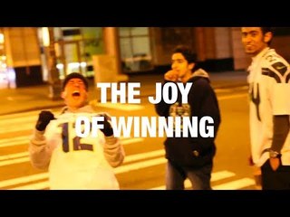 The Joy of Winning Summed Up in Less Than 2 Minutes