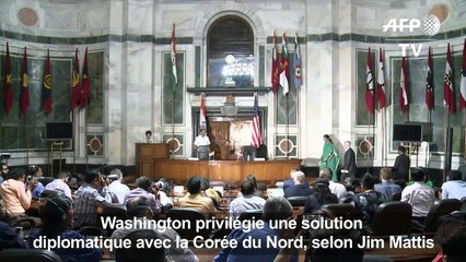 Washington veut résoudre la crise nord-coréenne diplomatiquement