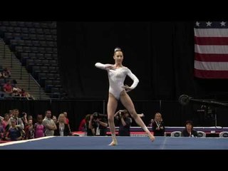 Alyona Shchennikova - Floor Exercise - 2016 Secret U.S. Classic - Junior