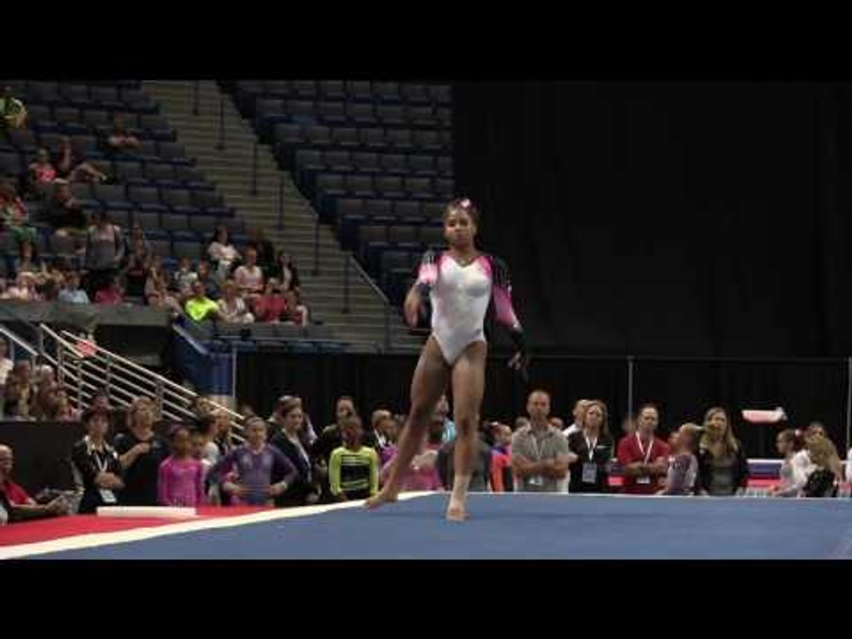 Jordan Chiles - Floor Exercise - 2016 Secret U.S. Classic - Junior