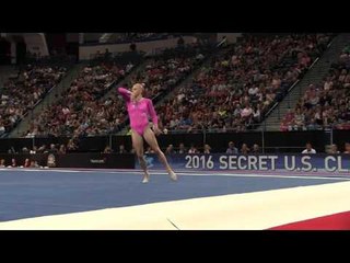 Alyssa Baumann - Floor Exercise - 2016 Secret U.S. Classic - Senior