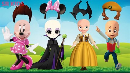 Wrong Hairs Mickey Mouse Paw Patrol Sofia Maleficent Disney Princess Finger Family Song Co