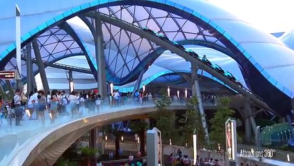 [HD] Amazing TRON Coaster Ride-through - Shanghai Disneyland