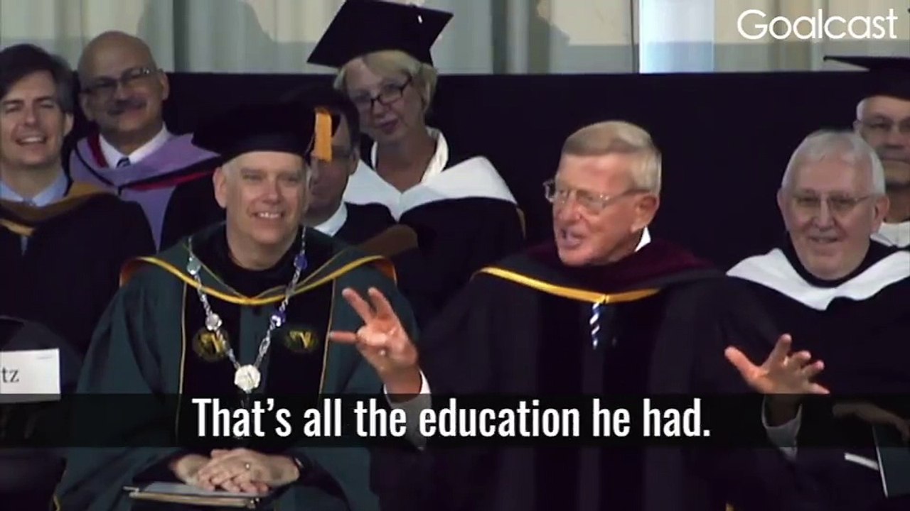 Lou Holtz - Trust. Commitment. Love.