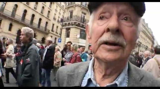 Revivez la manifestation des retraités à Paris contre la hausse de la CSG