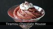 Tiramisu Chocolate Mousse Recipe - Valentines Chocolate Dessert Special