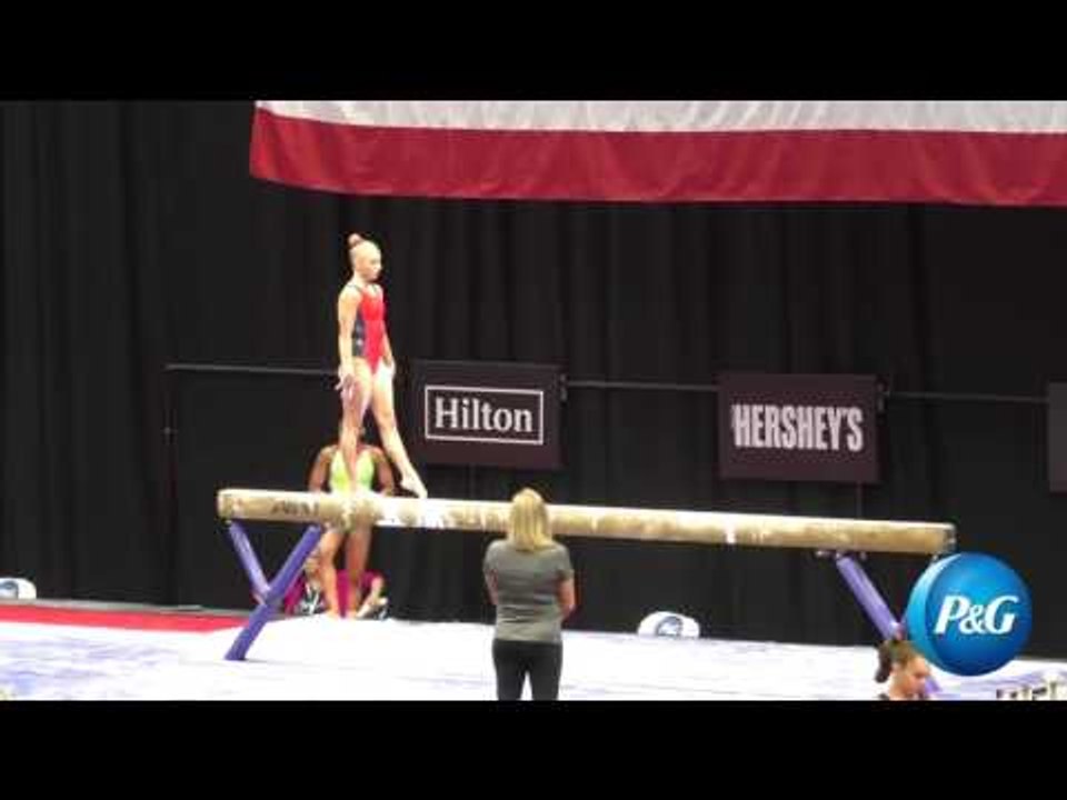 Alyssa Baumann - Balance Beam - 2016 P&G Gymnastics Championships - Podium Training