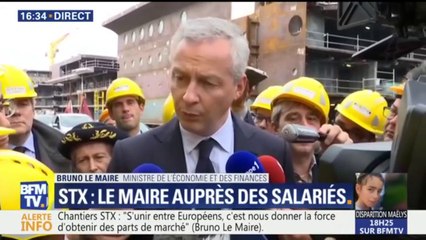 STX: "S'unir entre Européens, c'est nous donner la force de conquérir des parts de marché", assure Le Maire