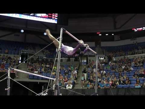 Aria Brusch - Uneven Bars - 2016 P&G Gymnastics Championships – Jr. Women Day 1