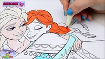 Disney Coloring Book Frozen Elsa Anna Princess Episode Surprise Egg and Toy Collector SETC